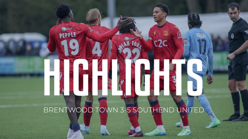 Highlights: Brentwood 3-5 Southend