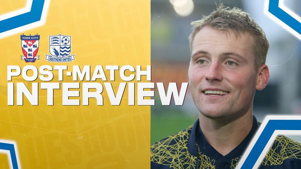 BLUES TV SCOTTMORRISS ON YORK WIN Southend United Football Club